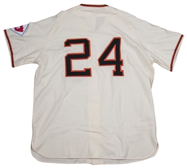 Willie Mays Autugraphed and Inscribed "HOF 79" SAN Francisco Giants Mitchell & Ness Jersey (PSA/DNA)